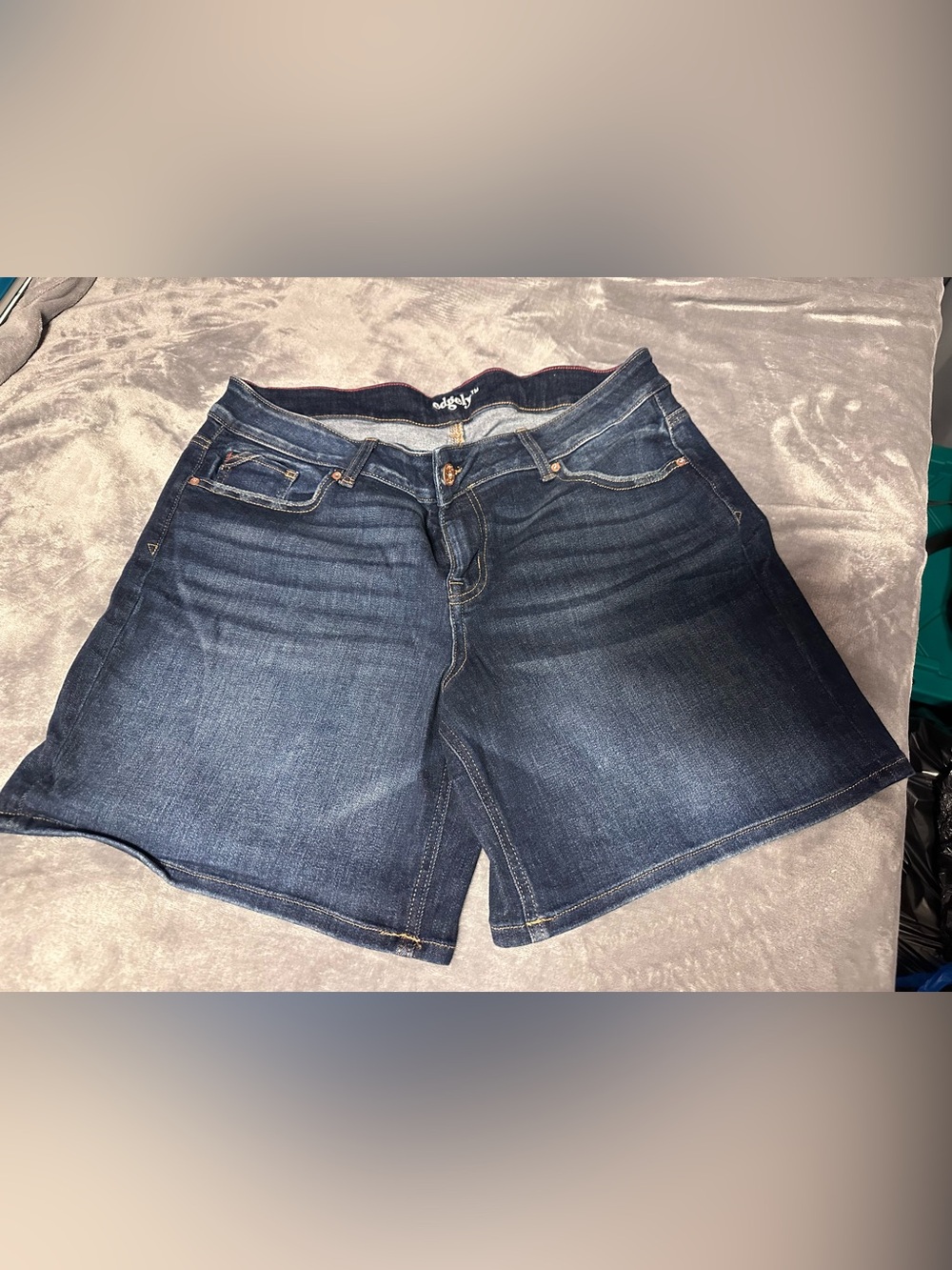 Maurices Dark Blue Jean Shorts